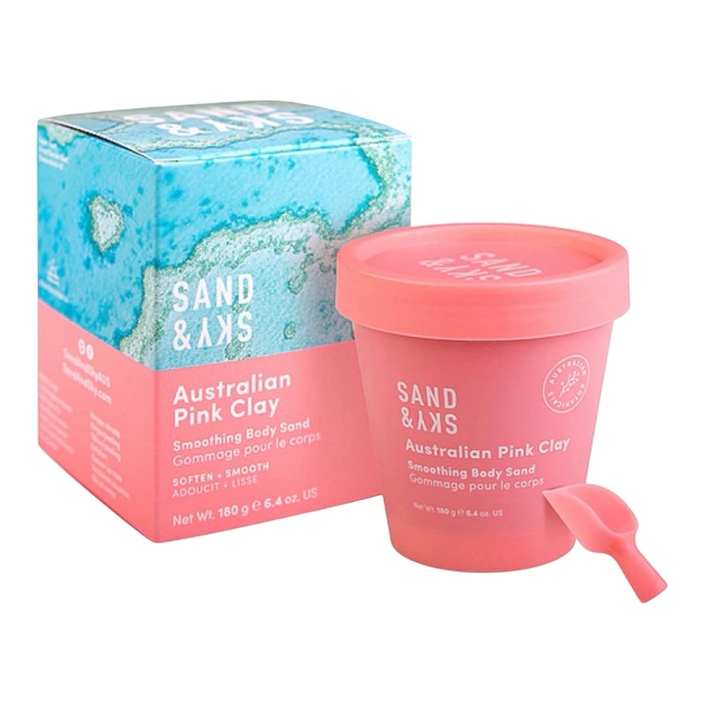 Sand & Sky Australian Pink Clay Smoothing Body Sand Full Size 6.4 Oz
New In Box